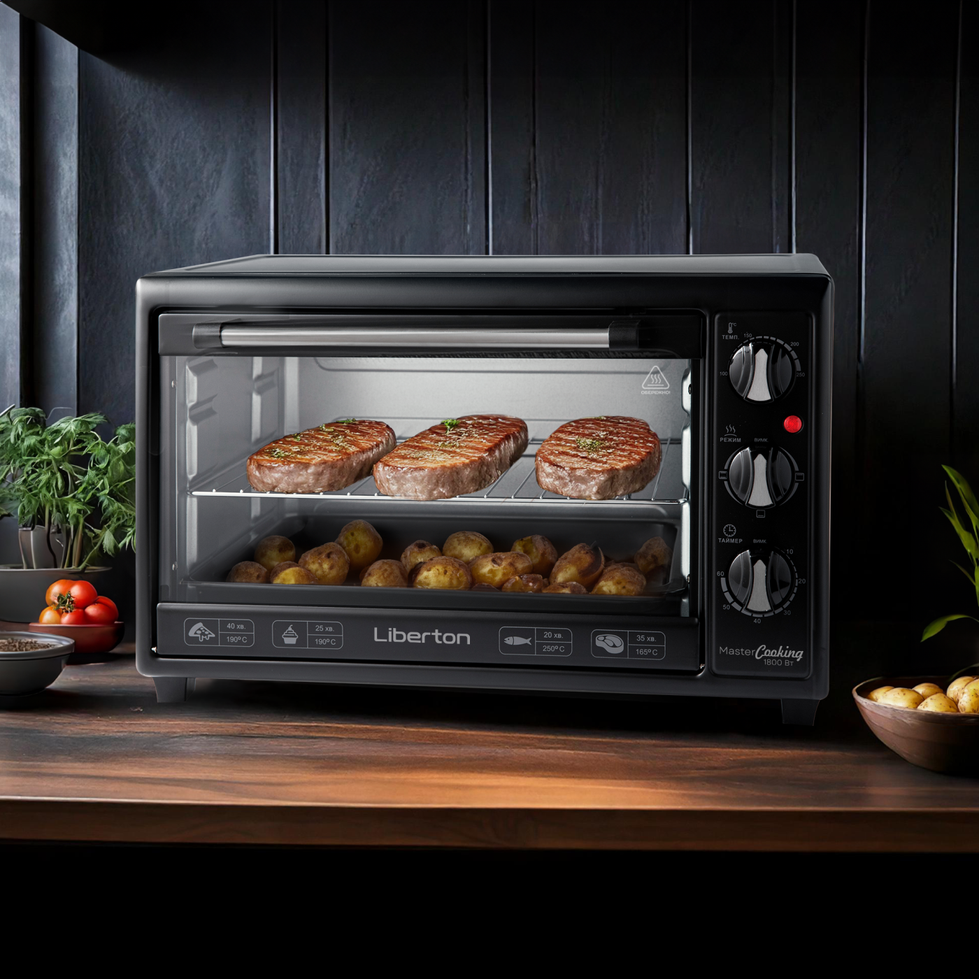 Електродуховка LEO-350 Black