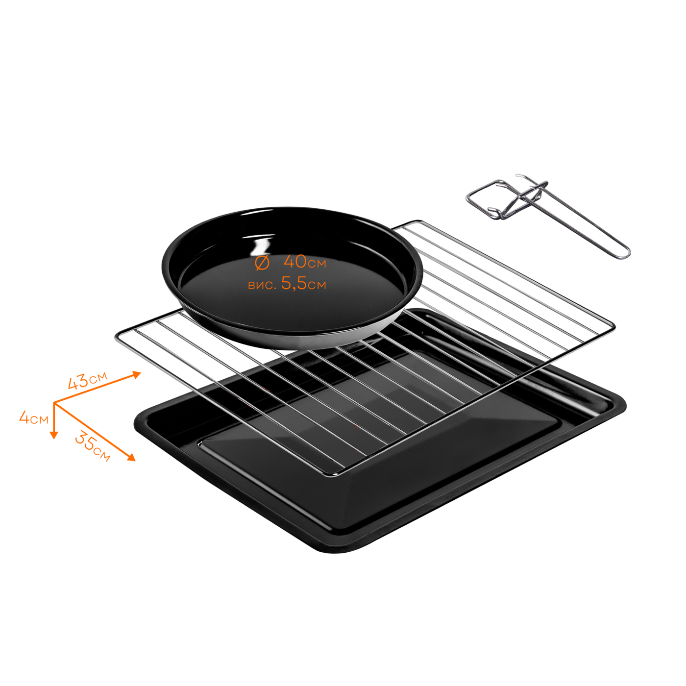 Електродуховка LEO-650 Red